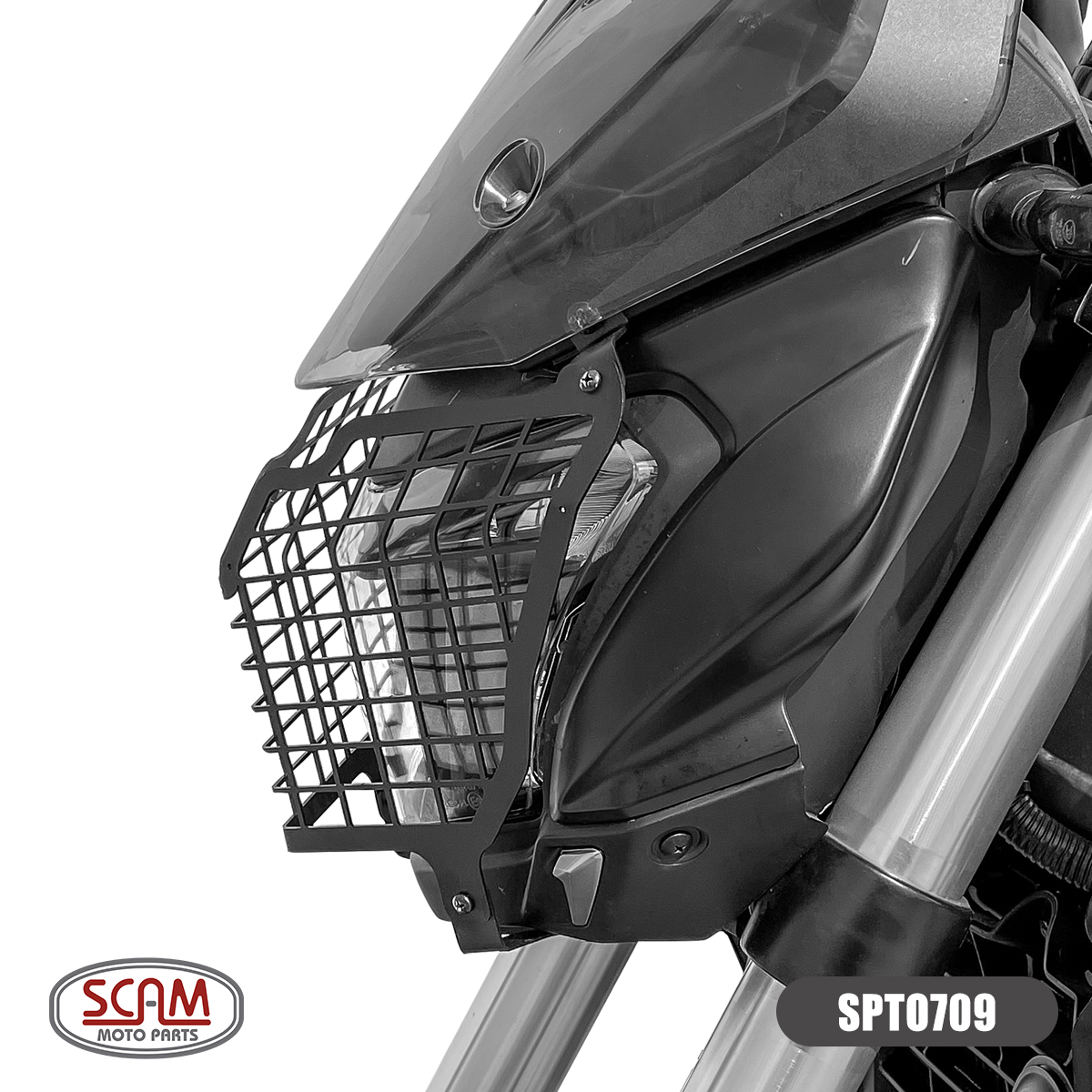 Protetor de farol (AÇO CARBONO) - BAJAJ DOMINAR 250 2024+ - Imagem 4