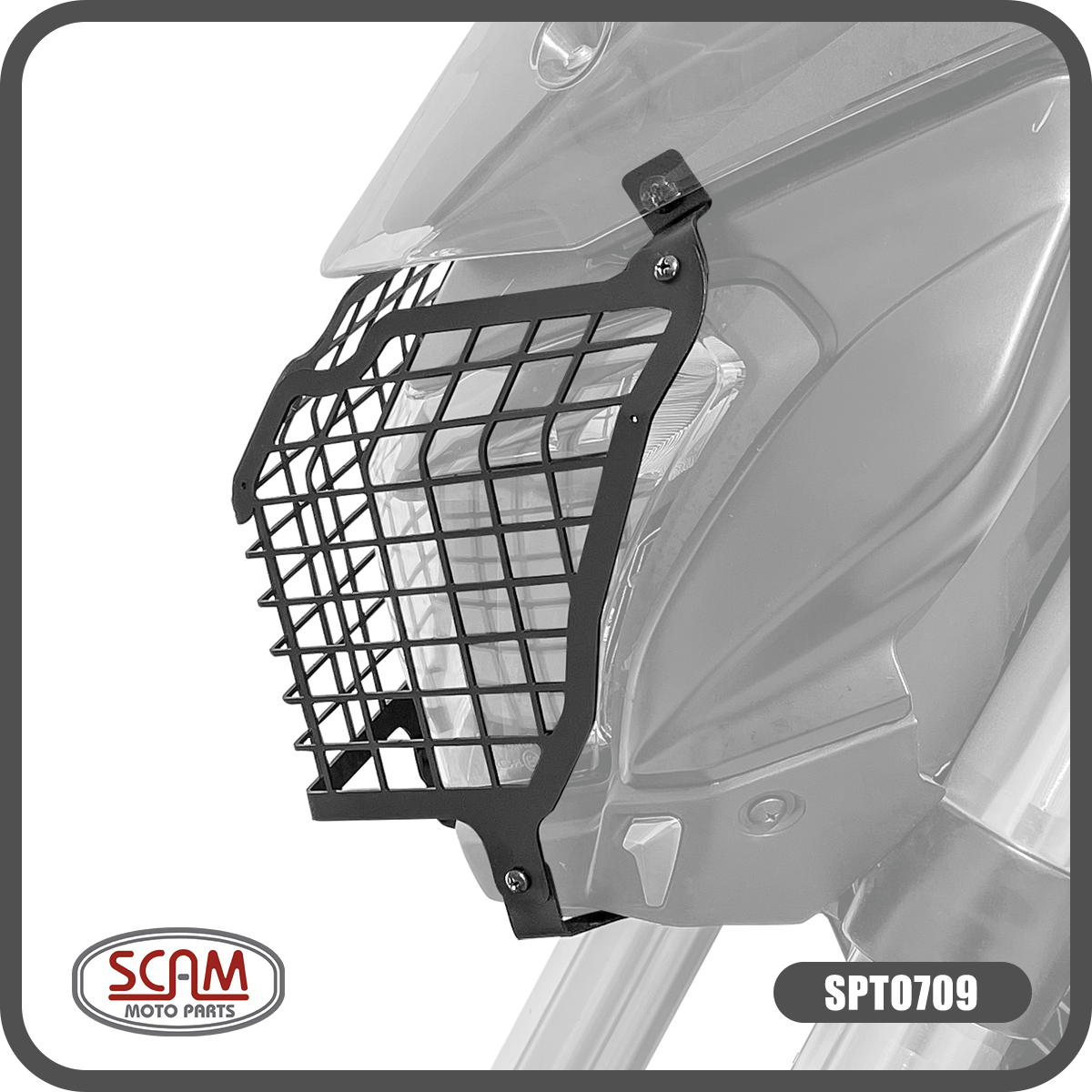 Protetor de farol (AÇO CARBONO) - BAJAJ DOMINAR 250 2024+