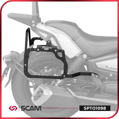 Suporte para baú lateral - SHINERAY TITANIUM 250 2026+