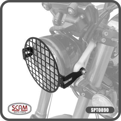 Protetor de farol (AÇO CARBONO) - TRIUMPH SCRAMBLER 1200 XE 2019+