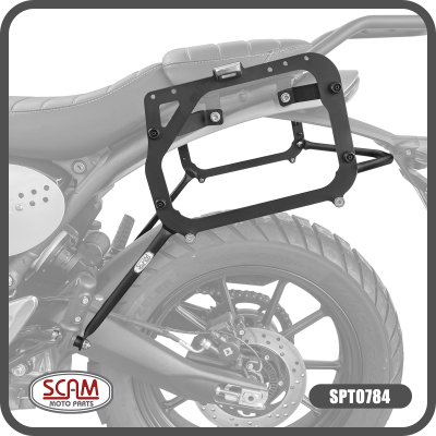 Suporte para baú lateral - TRIUMPH SCRAMBLER 400X 2024+ / 400XC 2026+